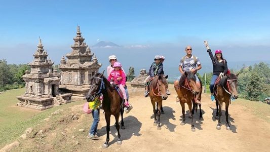 Candi Gedong Songo. (Foto: Instagram @dayubasmiari)