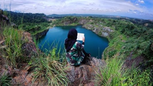 Danau Quarry. (Foto: instagram.com/indahknissa)