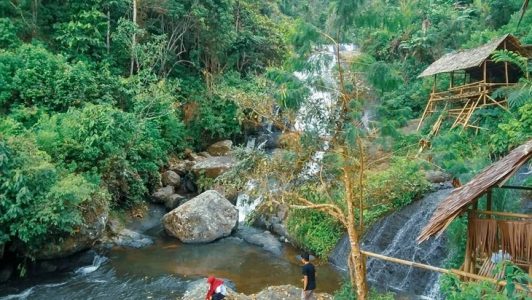 Lokasinya kurang lebih 5 kilometer dari jalan poros Mimasa. (Foto: instagram@ghalib_muhammad)