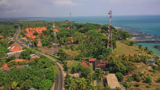 pemandangan pantai anyer