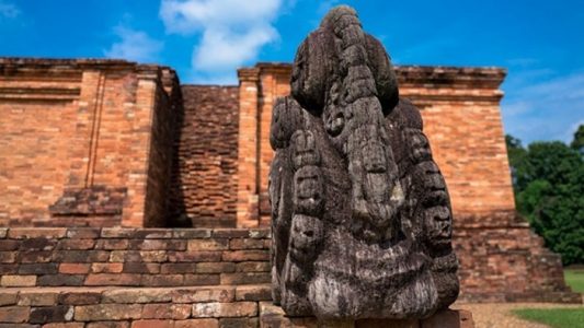 patung ganesha di candi muaro jambi