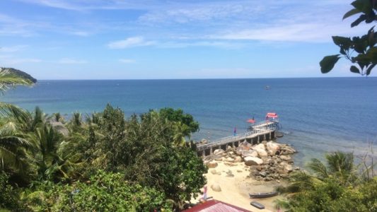 view keren di pulau temajo