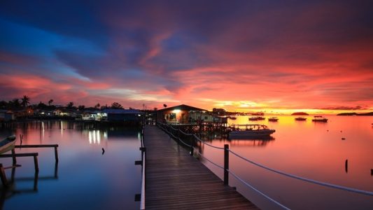 dermaga desa tanjjung aru