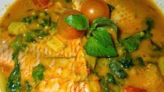 gulai tepek ikan kuliner jambi