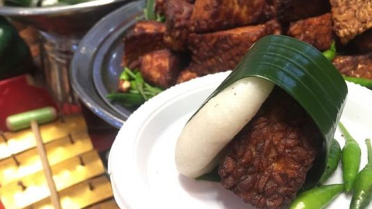 tempe bacem dalam jadah tempe