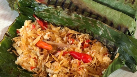 resep nasi bakar sumsum