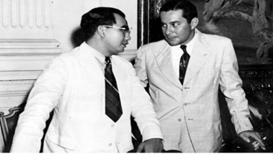 sultan hamid bersama sjahrir