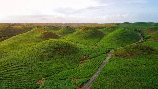 pemandangan bukit teletubbies