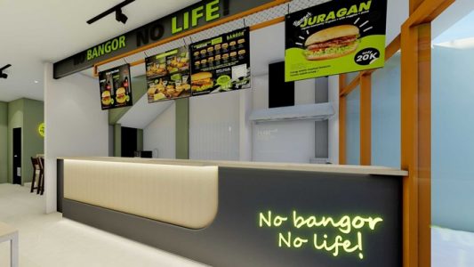 burger bangor jaring anak milenial